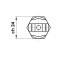 1DT010001 Czujnik ciśnienia 1/8"GZ styk NO 1-10 Bar 48V 0.5A -ES