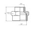 2D7003010 Mufa redukcyjna 1/8”GW-1/4”GW -AG 2D7003010 Mufa redukcyjna 1/8”GW-1/4”GW -AG