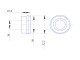 2C00U0K51 Uszczelnienie dławnicowe 20mm-30mm-10.4mm-PU -KS