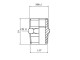 2FG013820 Nypel M8x1GZ-1/8”GZ -AG 2FG013820 Nypel M8x1GZ-1/8”GZ -AG