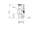 2FM058000 Złączka wtykowa prosta 4mm-M10x1.5GZ -AG