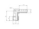 2FU003055 Króciec gwintowany kątowy, choinka 6mm-1/4”GZ -AG