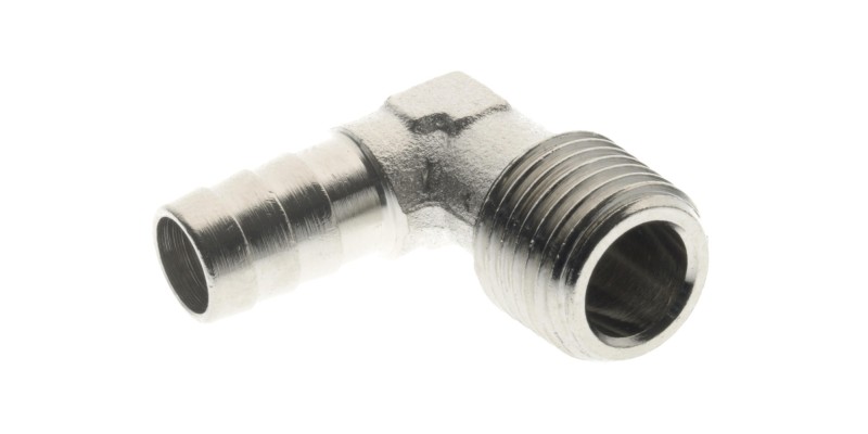 2FU003055 Króciec gwintowany kątowy, choinka 6mm-1/8”GZ -AG 2FU003055 Króciec gwintowany kątowy, choinka 6mm-1/8”GZ -AG