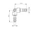 2FU015130 Łącznik choinkowy kątowa 3mm-3mm -AG 2FU015130 Łącznik choinkowy kątowa 3mm-3mm -AG