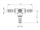 2FU015230 Trójnik choinkowy 4mm-4mm-4mm -AG