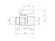 2GM006410 Zawór kulowy mini 1/4”GW-1/4”GZ -AG 2GM006410 Zawór kulowy mini 1/4”GW-1/4”GZ -AG