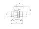 2GM006420 Zawór kulowy mini 1/2”GZ-1/2”GZ -AG 2GM006420 Zawór kulowy mini 1/2”GZ-1/2”GZ -AG