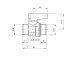 2GM006420 Zawór kulowy mini 1/2” GZ - 3/4” GZ -AG 2GM006420 Zawór kulowy mini 1/2” GZ - 3/4” GZ -AG