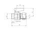 2GM006440 Zawór kulowy mini 12mm-1/2”GZ -AG 2GM006440 Zawór kulowy mini 12mm-1/2”GZ -AG