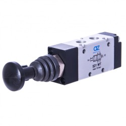 2VR050001 Zawór rozdzielający pneumatyczny ręczny przyciskowy 5/2-1/8”-M (521 MT) AZ 2VR050001 Zawór rozdzielający pneumatyczny ręczny przyciskowy 5/2-1/8”-M (521 MT) AZ